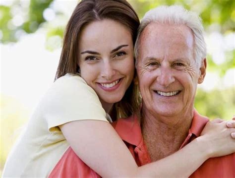 young woman dating an older man